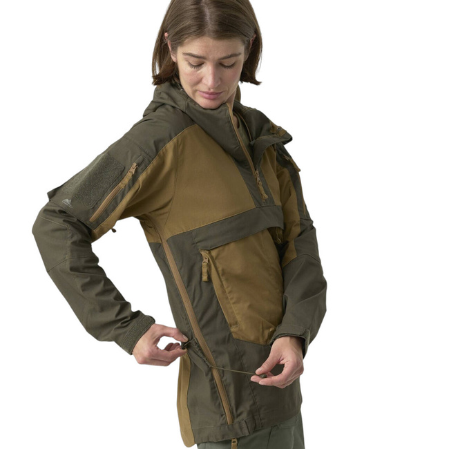 Unisex Tracer Anorak Jacket - Polycotton Stretch Ripstop - Coyote - Helikon Tex