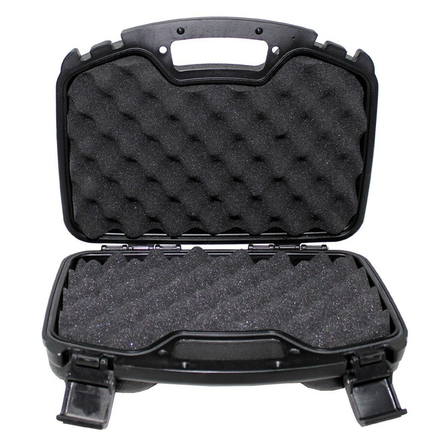 Pistol Case, plastik, big, lockable, black