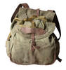 Military Rucksack- Cold War Romanian army (Canvas) - vintage rare - OD Green - Used