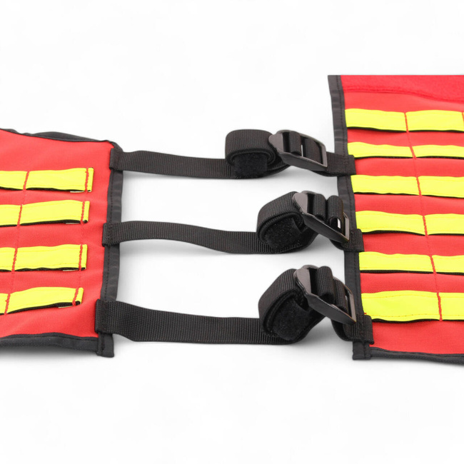 REFLECTIVE WORK VEST - FLEECE - HIGH-VIS - RED - ZENTAURON