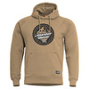 SWEATER WITH HOOD - "PHAETON ADVENTURE MANIAC" - PENTAGON® - TAN BROWN