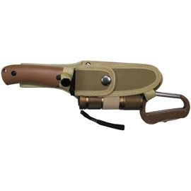 Knife Set with LED and nylon sheath, coyote