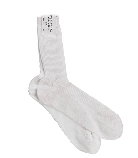 SPORT SOCKS - WHITE - BELGIAN MILITARY SURPLUS - LIKE NEW