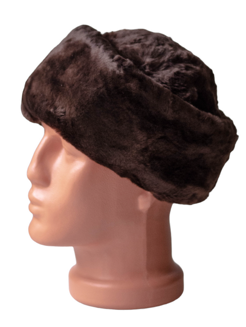 Fur hat, Cold War era, Romanian Army Surplus - Brown 