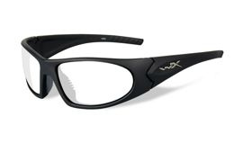 Glasses - Wileyx - ROMER 3 Clear Lens Matte Black Frame