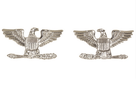  US Colonel Silver Rank Insignia 