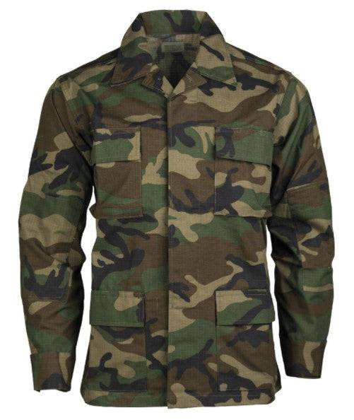 BDU JACKET - RIPSTOP - WOODLAND - PENTAGON