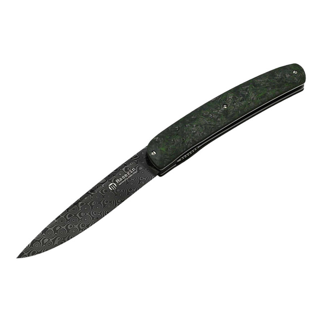 DAMASCUS KNIFE GOURMET CF GREEN - MASERIN