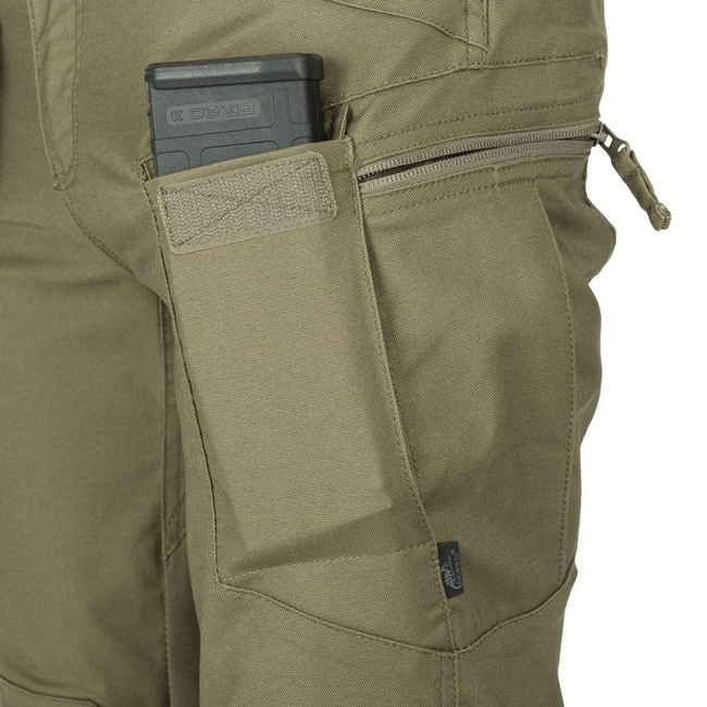 URBAN TACTICAL PANTS® - POLYCOTTON CANVAS - HELIKON® - ADAPTIVE GREEN - SHORT 