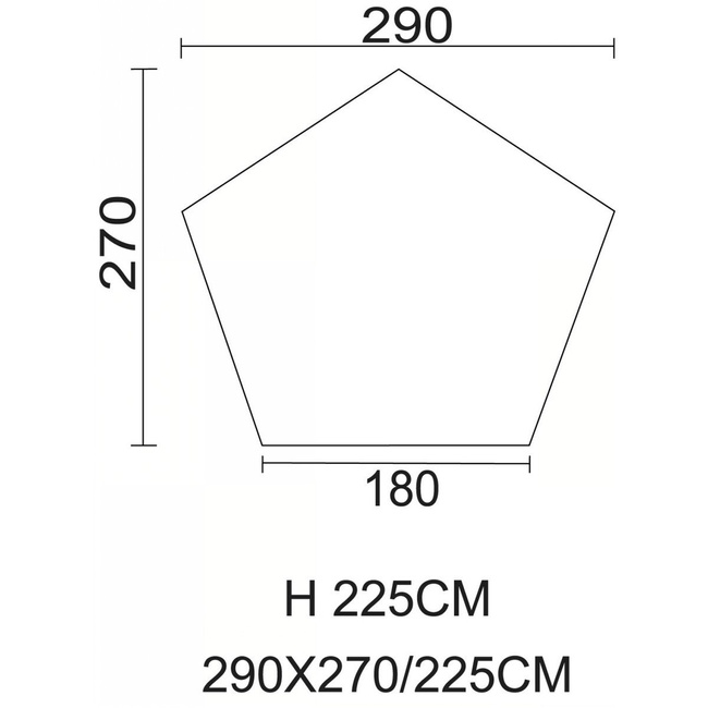 Indian Tent "Tipi" Olive - 3 pers