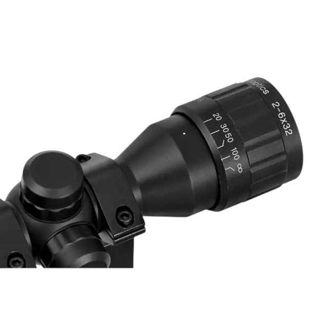 VICTOPTICS 2-6X32AOE COMPACT SCOPE - BLACK - VECTOR OPTICS