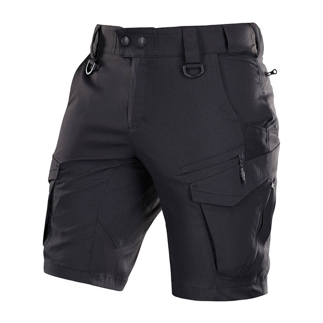 SHORT PANTS AGGRESSOR SUMMER FLEX - BLACK - M-TAC