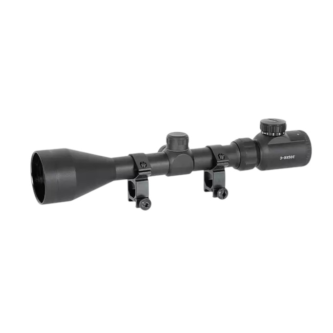 SCOPE 3-9X50 WITH HIGH MOUNTING RINGS - PCS