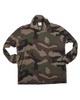 FRENCH FLEECE SHIRT WITH ZIPPER - CCE CAMO - MILITARY SURPLUS - LIKE NEW