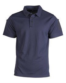 TACTICAL SHORT SLEEVE POLO SHIRT - DARK BLUE - MIL-TEC