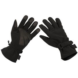 Gloves, Softshell, black