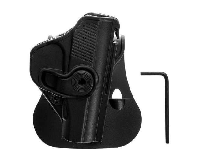 BLACK HOLSTER FOR MAKAROV PM PISTOL, Z1320 - IMI DEFENSE