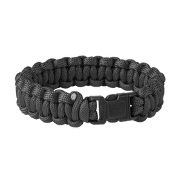 SURVIVAL BRACELET - NYLON PARACORD 550 - Helikon-Tex® - BLACK