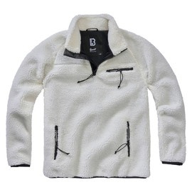 Teddyfleece Troyer Jumper - white - Brandit