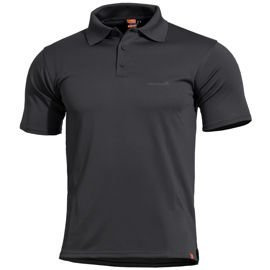 POLO SHIRT - ANASSA - PENTAGON - BLACK