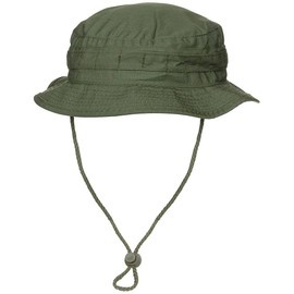 BRITISH BOONIE HAT - WITH CHIN STRAP - MFH® - OD GREEN