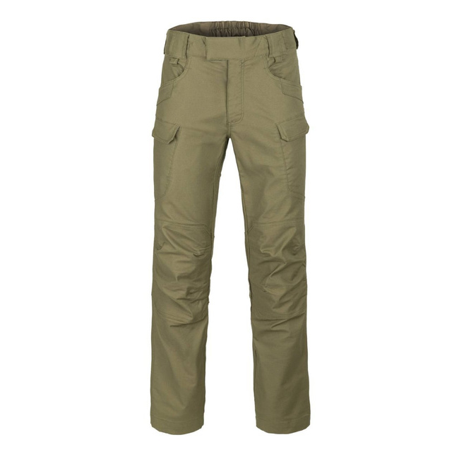 URBAN TACTICAL PANTS - POLYCOTTON CANVAS - HELIKON - JUNGLE GREEN - SHORT 