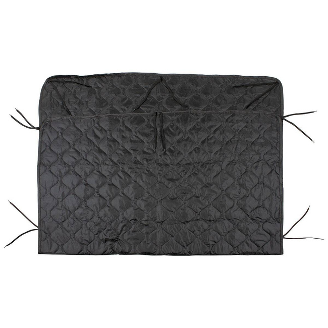 "COMFORTER" PONCHO LINER, BLACK - 210 x 150 CM - MFH