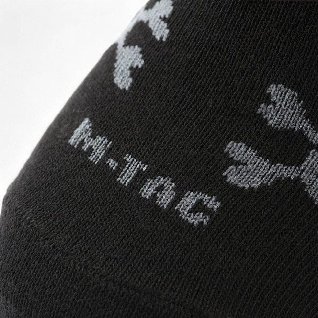 LIGHT SUMMER SOCKS - PIRATE SKULL - M-TAC - BLACK