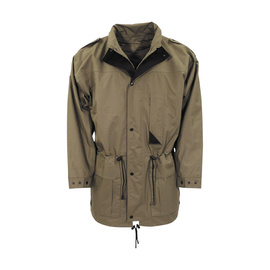 PARKA WITH QUILTED LINING - VT - DUTCH ARMY MILITARY SURPLUS - GREEN OD - USED