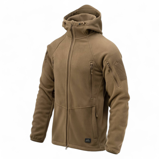 LIGHTWEIGHT FLEECE HYBRID JACKET - PATRIOT MK2 - HELIKON-TEX - BLACK