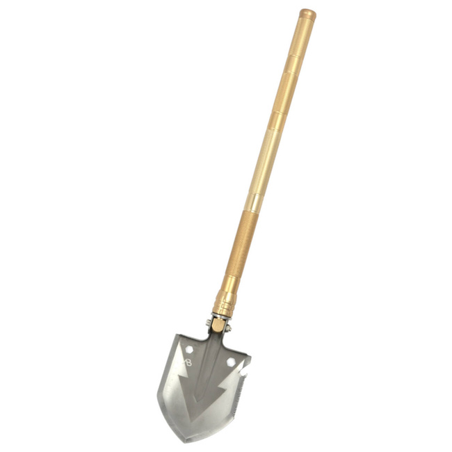 DELUXE MULTIFUNCTIONAL SHOVEL WITH COVER - GOLDEN