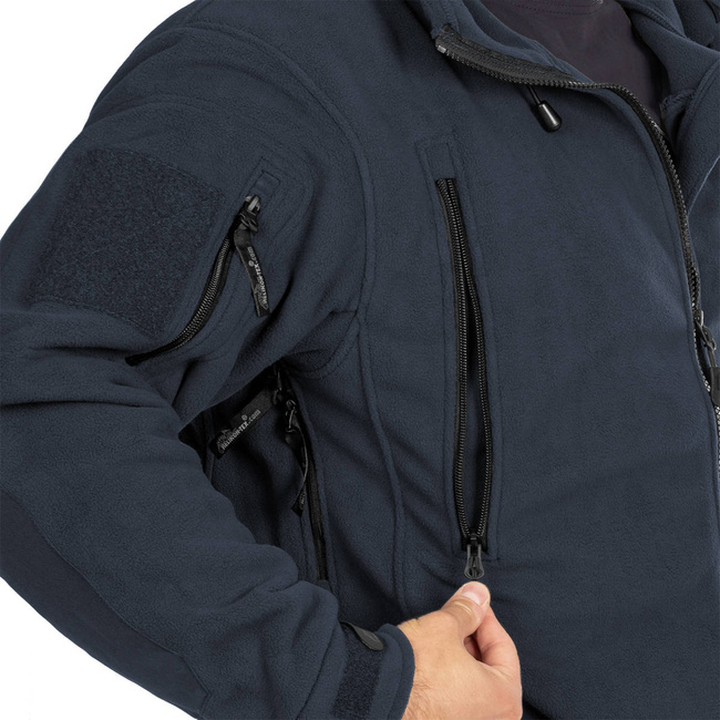 WINTER FLEECE JACKET - "PATRIOT" - HELIKON TEX® - NAVY BLUE - WITHOUT EMBLEMS - JANDARMERY/ANP/FIREBRIGADE