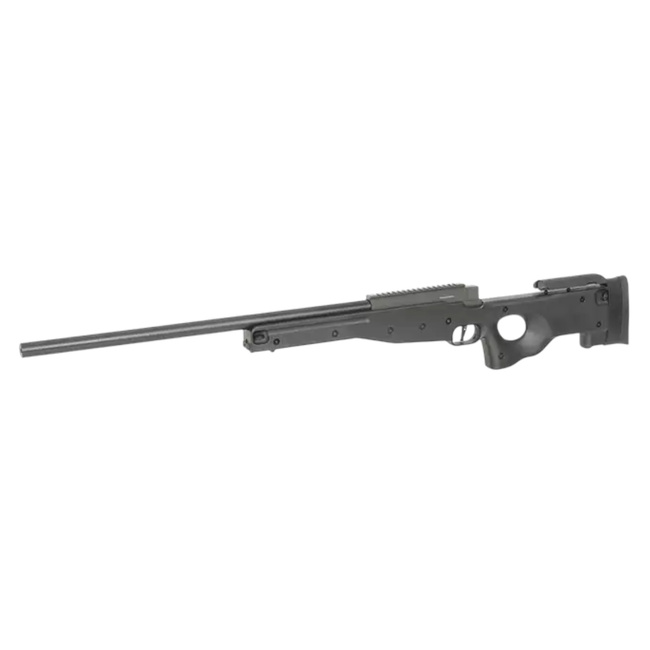 REPLICA AIRSOFT SNIPER RIFLE - IMPROVED VERSION - 650 FPS - BLACK - WELL - MB01AE