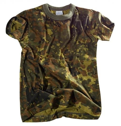 KIDS T-SHIRT US FLECKTARN CAMO 