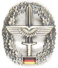 GENUINE GERMAN ARMY METAL BERET BADGE ´HEERESFLIEGER´