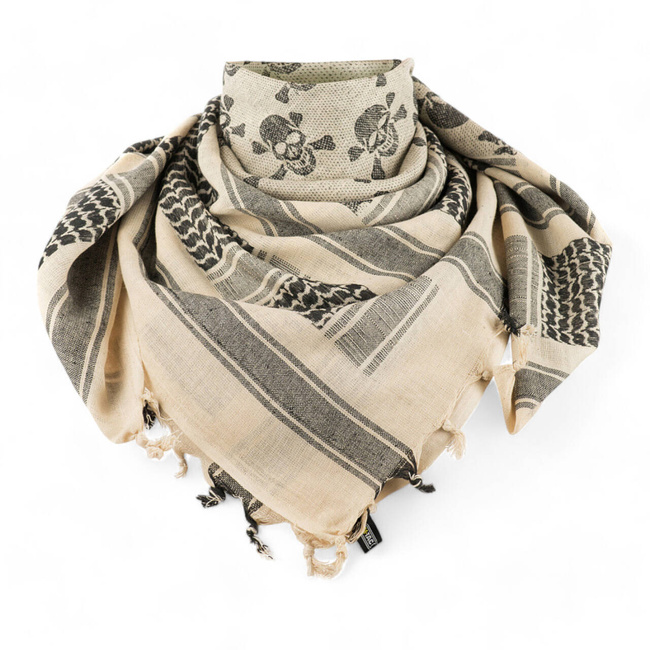 SHEMAGH SCARF - PIRATE SKULL - COYOTE/BLACK - M-TAC