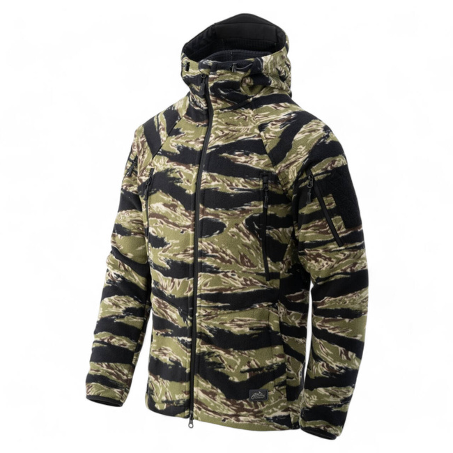 LIGHTWEIGHT FLEECE HYBRID JACKET - PATRIOT MK2 - HELIKON-TEX - TIGER STRIPE