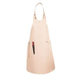 NATURAL LEATHER APRON - MORAKNIV® - WITH FREE GIFT - STEAK KNIFE CLASSIC