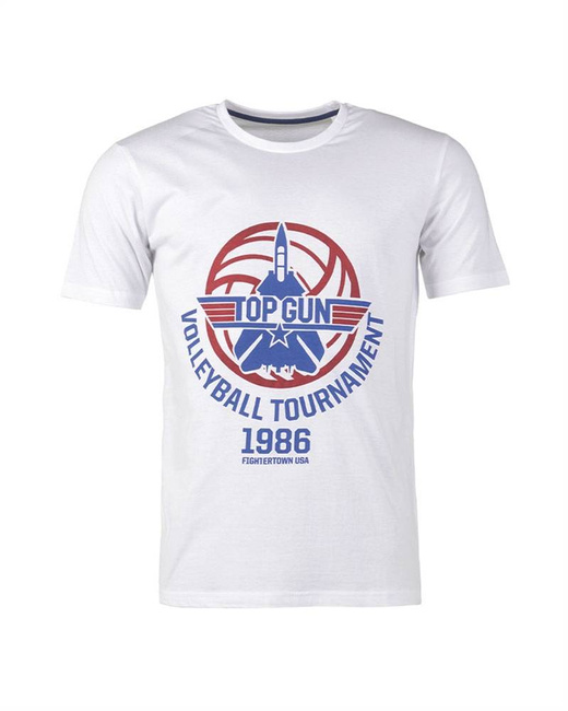 T-SHIRT - "TOP GUN" - MIL-TEC® - WHITE