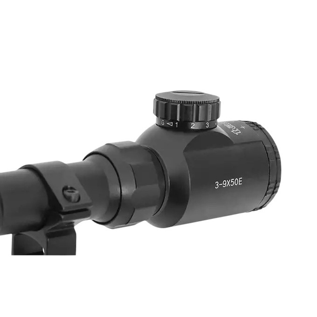 SCOPE 3-9X50E WITH LIGHTED CROSS - PCS