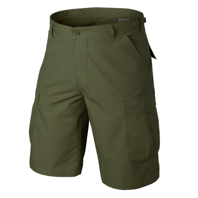 BDU SHORTS - POLYCOTTON RIPSTOP - Helikon-Tex® - OLIVE GREEN