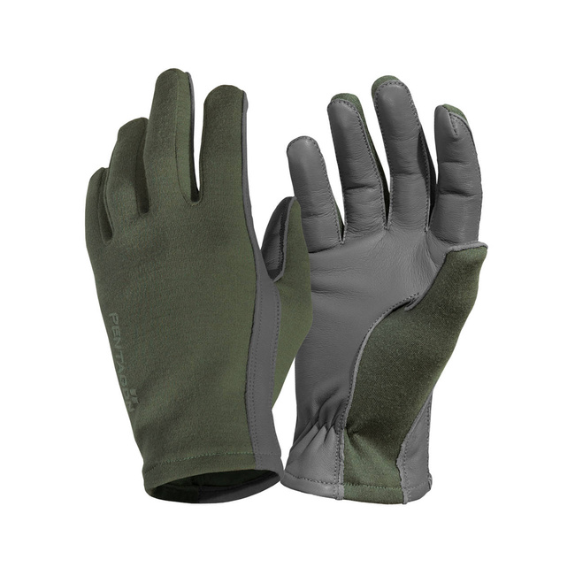 FIRE RESISTANT GLOVES - "PILOT" - SHORT CUFF - Pentagon® - OLIVE